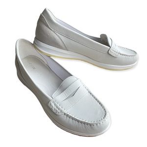 Geox Respira Leather Loafers Flat Shoes 39